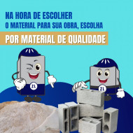 Tradicional e ao mesmo tempo moderno o bloco de concreto