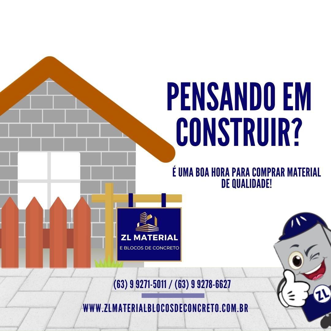 Material de qualidade é na ZL MATERIAL E BLOCOS DE CONCRETO